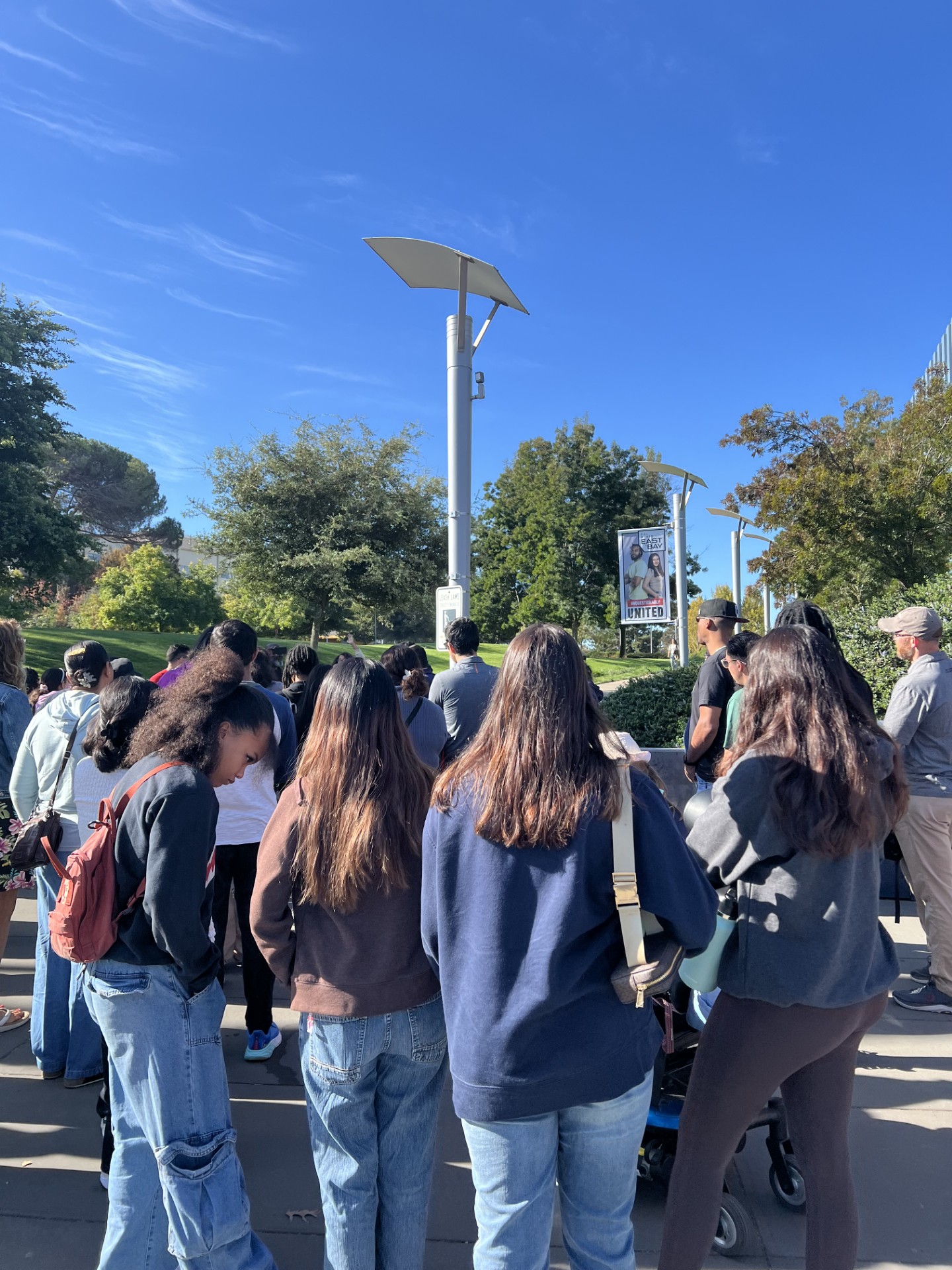 Students at CSU East Bay