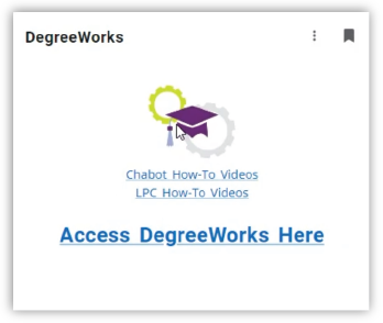 DegreeWorks MyPortal Card