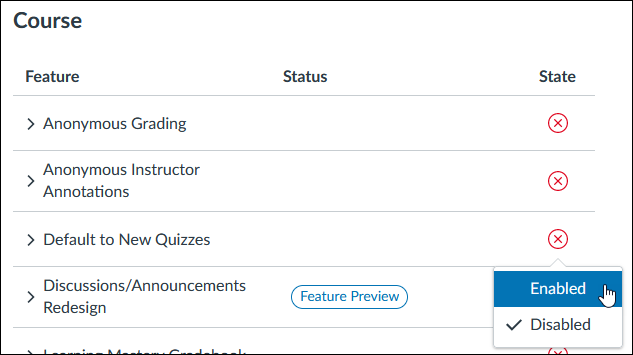 Default to New Quizzes