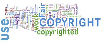 Copyright word art.