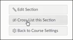 Cross-list button