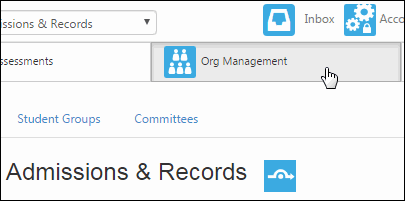 Click Org Management.