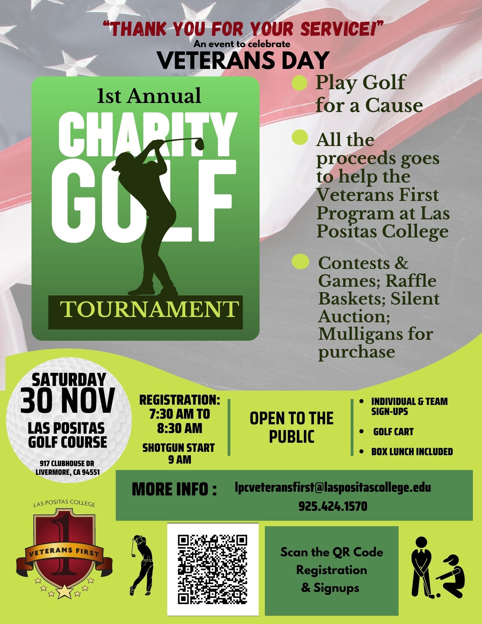 Veterans Golf Tournament Registration Info