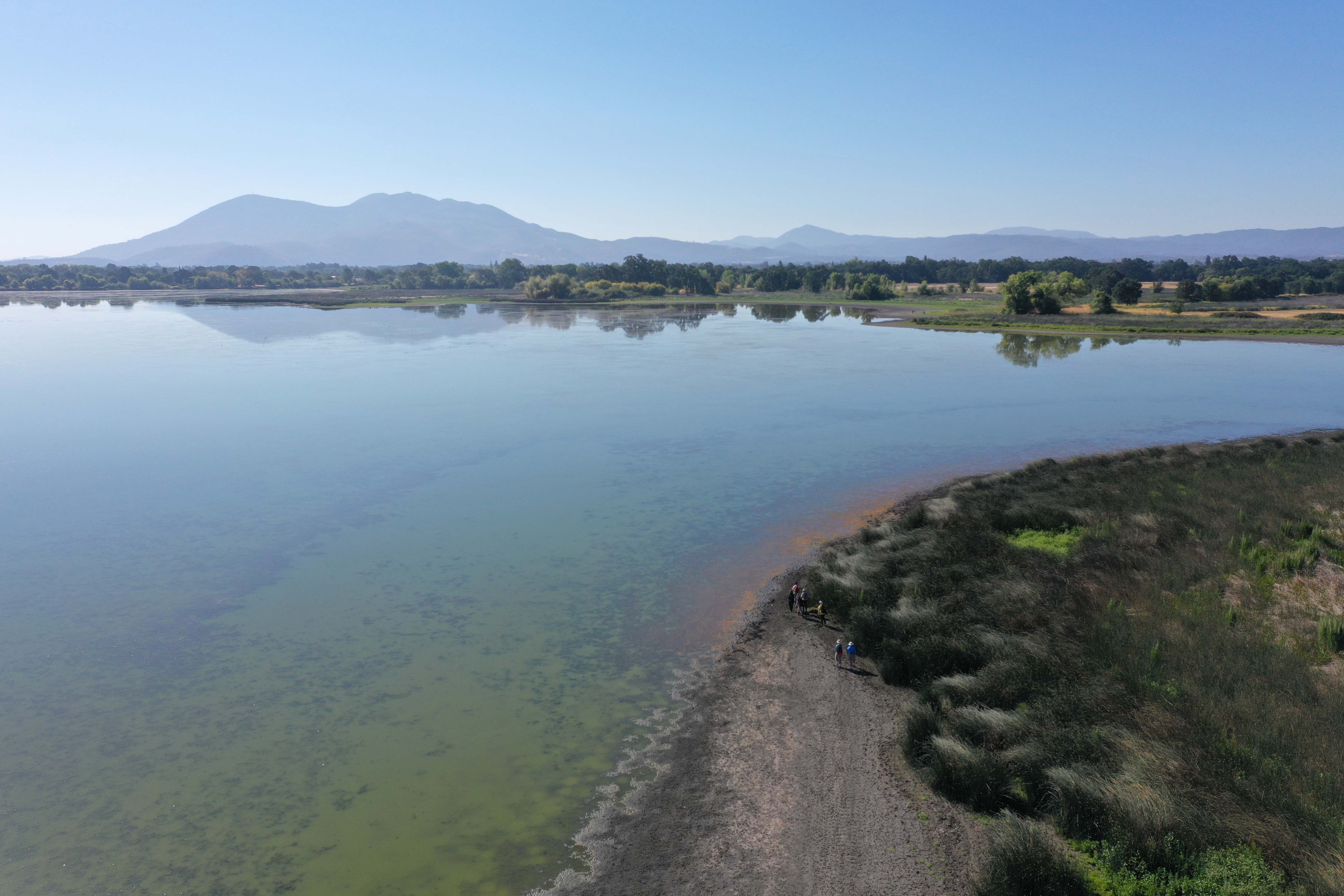 Clear Lake Survey Near Mount Konocti