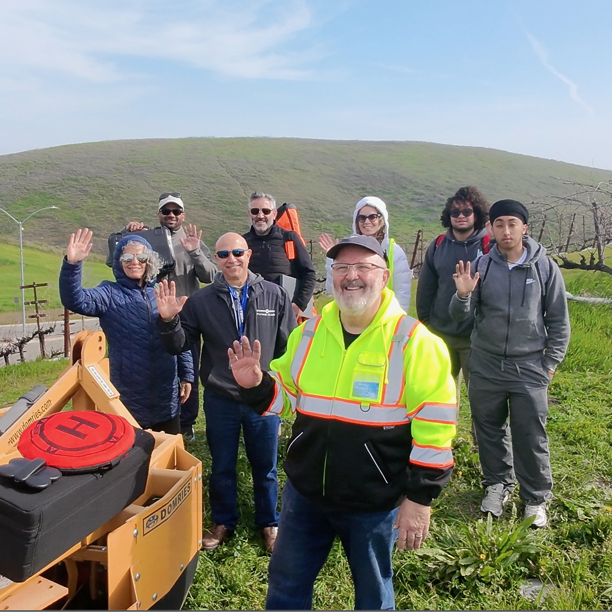a group photo of one of our data collection teams