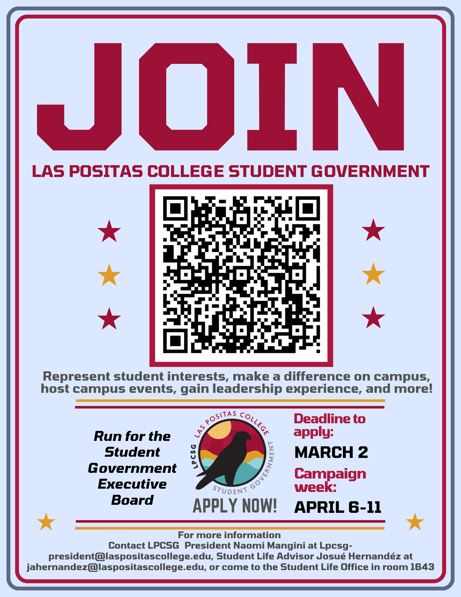 LPCSG Elections flyer