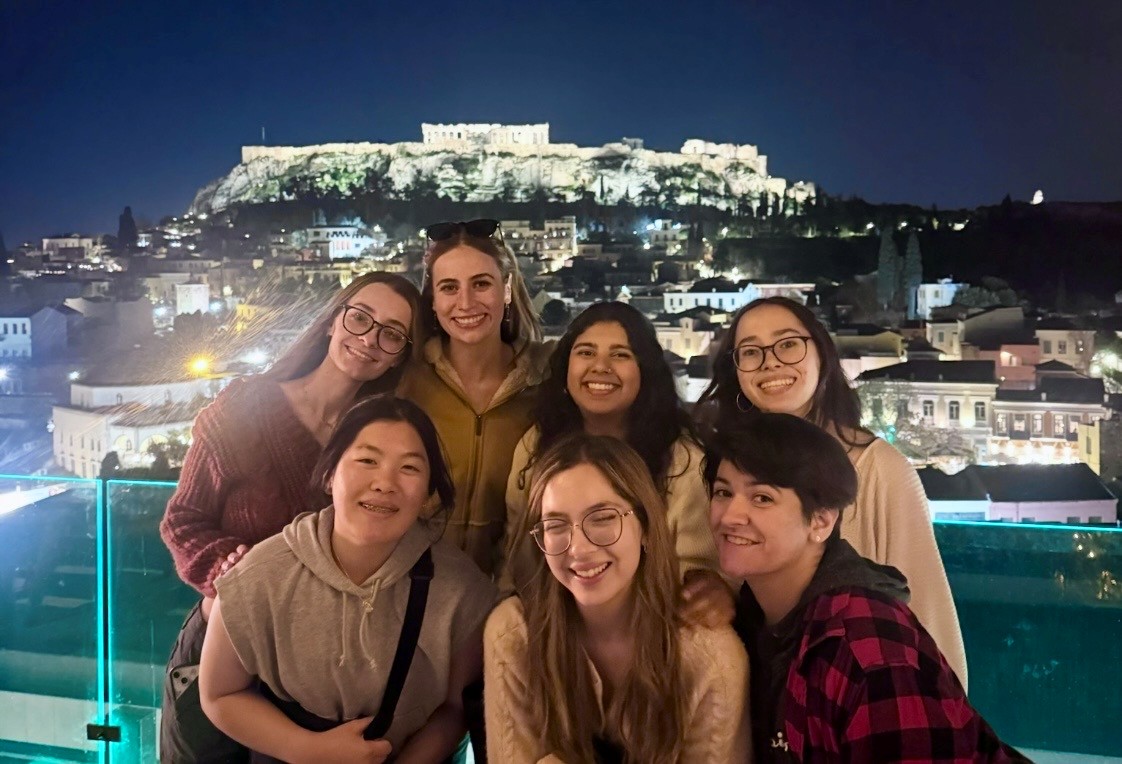 Speech Team students in Athens, Greece